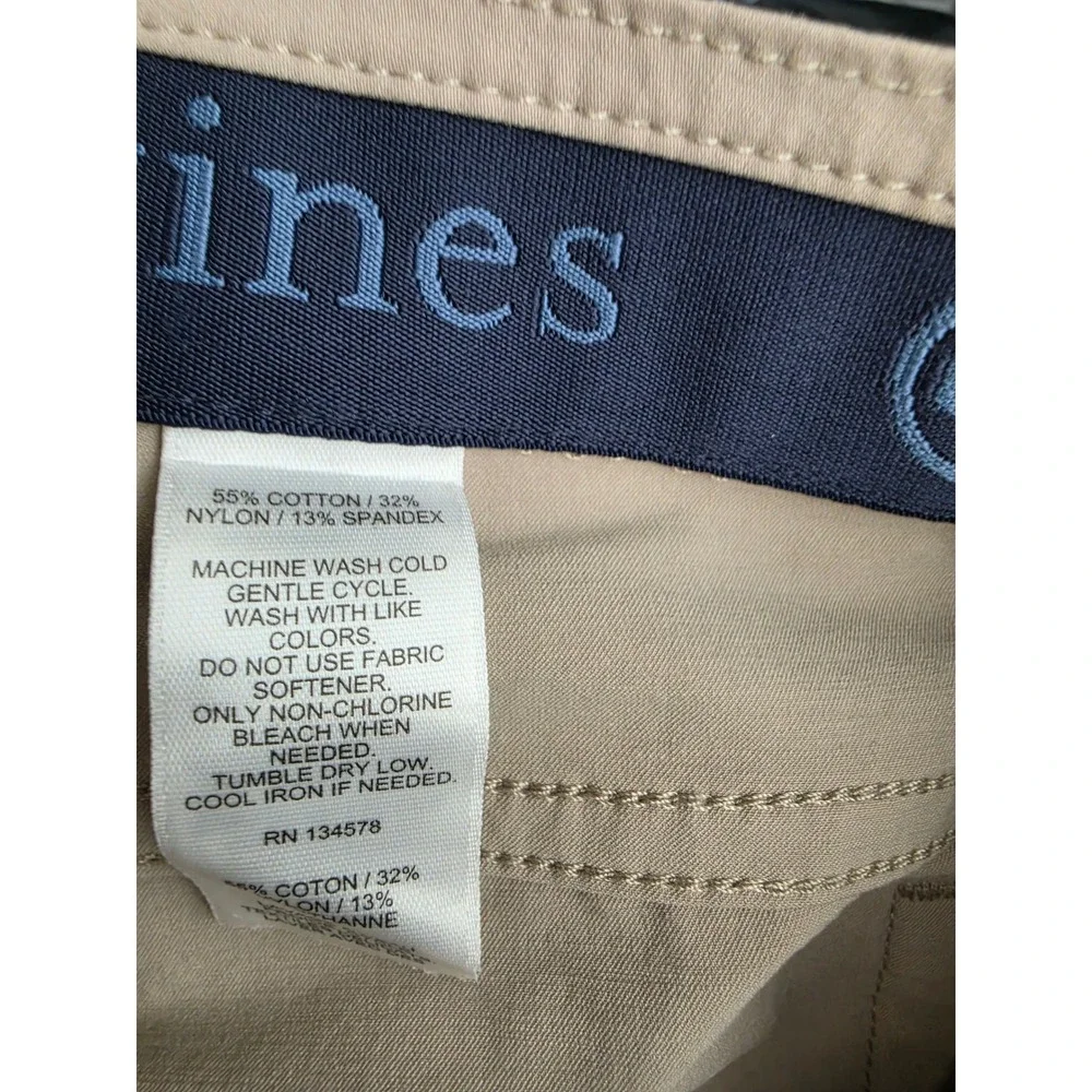 Vineyard Vines On-The-Go Khaki Tan 5-Pocket Performance Pants Mens Stretch